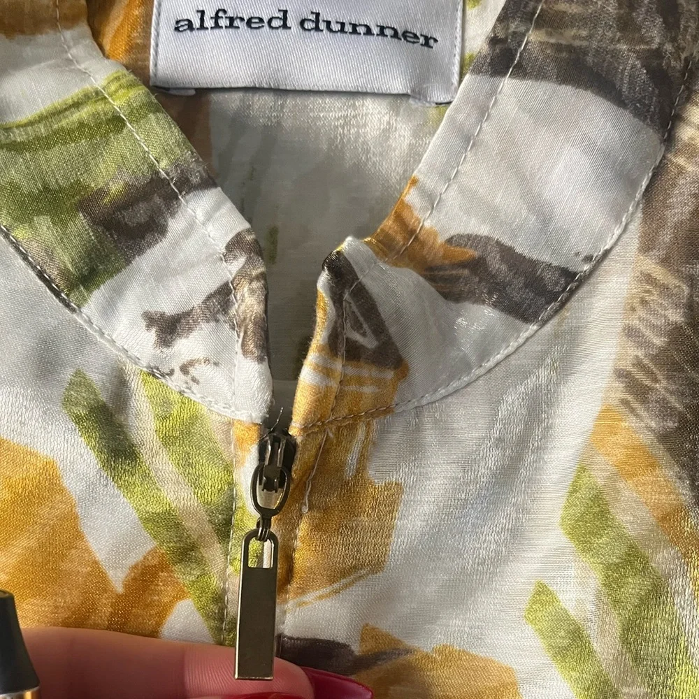 Alfred Dunner Multicolor Abstract Blazer - Picture 6 of 8